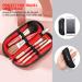 5PCS Portable Mini Makeup Brushes Set with Travel Case - Natural & Synthetic Hair, Travel Size Cosmetic Kit for Foundation, Contouring, Blending, Blush, Eyeshadow - Red - Buy Online on GoSupps.com