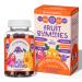 Nutrition Kids Vitamin Gummies Made in USA GMO Free Gluten-Free Gelatin Free Vegan Kids Vitamins A C D E B6 B12 Zinc 3 Fruit Flavors 30 Day Supply