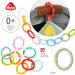 Fehn 10-Piece Fastening Ring Set - Versatile Hook for Baby Seats Playpens & Strollers - Safe C-Rings for Infants & Toddlers (0+ Months) - Buy Online on GoSupps.com
