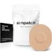 SIMPATCH Universal Adhesive Patch (25-Pack) - Waterproof Adhesive CGM Patches (Beige)