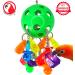 Colorful Plastic Bell Paci Pull Toy for Parrots and Similar Birds - Interactive and Pullable with Acrylic Ring & Pacifier - Buy Online on GoSupps.com