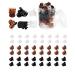 Mini Hair Clips  48 Pcs Small Hair Clips  Non-Slip Strong Grip Mini Claw Clips  Plastic Tiny Hair Clips Small Clips for Hair  Clear Hair Claw Clip for Thin Hair
