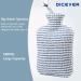 DICEVER 2L Hot Water Bottle with Soft Cover - Blue | Hot Water Bag with Cover - Buy Online on GoSupps.com