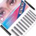 LANKIZ 12D DIY Eyelash Extension Kit for Beginners - 200 Pcs Individual Eyelashes with Glue, Tweezers - Faux Mink Cluster Lashes - 8-14mm Mix - DIY Lash Extension at Home - Buy Online on GoSupps.com