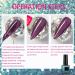 Colour Changing Gel Nail Polish Gel Nail Polish with Thermal Temperature Color Changing Diamond Glitter Reflective Nail Polish Long Lasting Glossy for DIY Nail Art Manicure at Home Salon (24#) - Buy Online on GoSupps.com