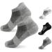 Mowenti Unisex Sneaker Socks - 10 Pairs Cotton Sports Socks (5 Black & 5 Gray) - Breathable Running & Hiking Socks 43-46 - Buy Online on GoSupps.com