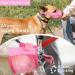 Yaodhaod Adjustable Nylon Mesh Dog Muzzle - Breathable & Comfortable for Small Dogs (Pink) - Prevent Biting Chewing & Barking - Buy Online on GoSupps.com