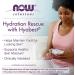 Now Foods Hydration Rescue with Hyabest Hyaluronic Acid - 60 Veg Capsules for Optimal Moisture - Buy Online on GoSupps.com