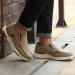 OrthoComfoot Men's Slip-On Loafers with Arch Support for Pain Relief - Khaki, Size 8 W3 - Buy Online on GoSupps.com