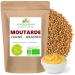 Organic Yellow Mustard Seed 1kg - Ideal Homemade Mustard Recipe - Resealable Biodegradable Freshness Bag (1)
