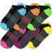 eallco Women's Ankle Socks 6-Pack | Running Athletic Cushioned Sole Socks | Black, Size 6-10 - Buy Online on GoSupps.com