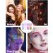 Shop Tidevan 4 Piece Body Glitter Gel 50ml Chunky Liquid Makeup for Face Hair Lips & Nails Perfect for Festivals & Parties in Silver Gold Pink & White - Buy Online on GoSupps.com