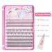 Mlen Diary 296pcs Manga Individual Lash Anime Clusters with Glue - Natural Look 11-13mm DIY Eyelash Extensions - 4in1 Wispy C Curl Cat Eye Mink Lashes - Reusable False Eyelashes - Buy Online on GoSupps.com