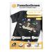 TransOurDream Laser No-Cut Dark Heat Transfer Paper for T Shirts (A+B  8.5x11  10 Sets) Self-Weeding Iron on Transfer Paper for Laser Printer with White Toner