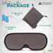 Buy Modern Advantage 3D Sleeping Eye Mask with Earplugs | 100% Light Blocking Sleep Mask for Men & Women | Travel Nap & Yoga | Breathable & Adjustable Design - Buy Online on GoSupps.com
