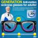 Hion Adult Anti-Motion Sickness Smart Glasses | Ultra-Light Portable Nausea Relief for Travel Carsickness and Seasickness | Essential Travel Accessory A01-black - Buy Online on GoSupps.com