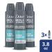 Dove Men+Care Clean Comfort Antiperspirant Deodorant Spray 3.8oz - 3 Pack - Buy Online on GoSupps.com