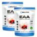 EAA powder Red Berry 2x 500G - Essential amino acids - 11G protein per portion - without poor aftertaste - vegan & high -dose - BIOS Nutrition (Made in Germany) Red Berry 1000 g (2 -pack)