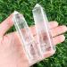 Large Clear Quartz Crystal Point Hexagonal Wand - Natural Gemstone for Reiki Balancing & Meditation - Witchcraft Supply - 1PC Z - Buy Online on GoSupps.com