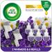 Air Wick plug in Scented Oil Starter Kit 2 Warmers + 6 Refills Lavender & Chamomile Eco friendly Essential Oils Air Freshener Lavender 1 Count (Pack of 1)