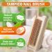 Konex Non-Slip Wooden Hand and Nail Brush with Tampico Fiber - Beechwood Body - Buy Online on GoSupps.com
