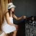 Prinzeps Women's Sauna Hat | 100% Wool Felt Sauna Cap with Flower Embroidery | Ideal Sauna Headgear & Perfect Gift - Buy Online on GoSupps.com