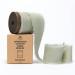 Vitalizart Sage Green Linen Ribbon with Spool 1.5 x 5Yd Rustic Frayed Cotton Linen Ribbon for Gift Wrapping Wedding Invitations Bridal Bouquets