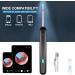 Ear Wax Removal Tool Camera Ear Cleaner with Camera Ear Cleaner with 6 LED Lights and 6 Soft for iOS & Android 1080P HD Ear Scope Black - Buy Online on GoSupps.com
