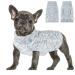 Eyein Dog jumper - Warm Turtleneck Pullover Doggie Knitwear Sweater with Leash Hole Classic & Thick Dog Cold Weather Winter Coat Clothes Outfits for Puppy Small Medium Large Dogs Cats(Blue M) Medium Blue