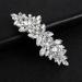 Elegant Rhinestone Crystal Barrette Hair Clip for Women - Perfect Wedding Hair Accessory for Bride - Bridal Party Gift A-6 - Buy Online on GoSupps.com