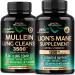 NUTRAHARMONY Mullein Leaf Extract & Lions Mane Capsules