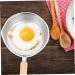 Alipis Stainless Steel Pot Non Stick Fry Pan Egg Pan Griddle Honeycomb Skillet Kitchen Cookware Breakfast Pan Small Frying Pan Frying Pan for Eggs Non Stick Pans Uncoated Wood Egg Boiler - Buy Online on GoSupps.com