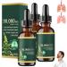 Organic lung cleansing drops with mullein leaf extract supplement with mullein leaf extract cleansing and supporting the respiratory tract for men and women 30 ml 3 Pieces