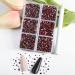 Buy Beadsland 7200PCs Flatback Rhinestones - Clear Nail Gemstones & Wax Pencil Kit | Perfect for Handicrafts & DIY Projects - Buy Online on GoSupps.com