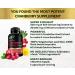 Super Strength Cranberry Extract Pills with Dandelion & Uva Ursi - 25,000mg Equivalent Whole Fruit Concentrate - Natural UTI & Kidney Support - Buy Online on GoSupps.com