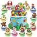 Cartoon Super Cake Decoration 25 Pcs Girl and Boy Birthday Party Cupcake Decorates for Anime Theme Brothers (CK-01) - Buy Online on GoSupps.com