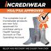 Incrediwear Ankle Sleeve - Joint Pain Relief & Support for Sprained Ankles, Arthritis, Inflammation, and Circulation - Women and Men (Grey, S/M) - Buy Online on GoSupps.com