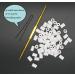 60pcs White Cord Locks for Masks - Adjustable Silicone Toggles & Plastic Beads for Ear Loops - Buy Online on GoSupps.com