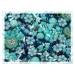 2.3 oz (60 g) Mix of Unique Czech Bohemia Glass Pressed Beads, Rocailles, Opaque Turquoise Green Copper Crystal Silver, Matte and Glossy, Hand Made BCV