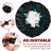 Beaupretty Satin Sleep Caps - Double Layer Adjustable Night Hat for Hair Protection (Black) - Buy Online on GoSupps.com