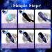 9D Cat Eye Gel Nail Polish Set - Holographic Magnetic 5 Colors with Black Base & Magnet | Fall Soak Off Nail Art for Women - Buy Online on GoSupps.com