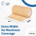Premium 4-in Wide Self Adherent Cohesive Wrap Bandages - 16 Pack - Buy Online on GoSupps.com