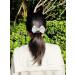 LaMignonne Bow Hair Scrunchie with Rhinestone Bling | Elastic Hair Band for Women and Girls - Hair Accessories - Buy Online on GoSupps.com