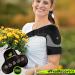 Sport Shoulder Bandage with Cooling Gel Pads - Neoprene Adjustable Rotator Cuff Support for Men & Women | L/XL Black - Buy Online on GoSupps.com