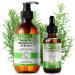 Bibonse Rosemary shampoo with rosemary oil for hair growth vegan rosemary oil against hair loss stimulates hair growth anti-hair loss shampoo