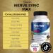 GREENVIFY Nerve Sync MAX Supplement 60 Capsules Vegan Friendly with Essential Vitamins & Minerals for Nerve Health. (1) - Buy Online on GoSupps.com