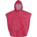 normani children's bath poncho - bath towel for toddlers made of cotton with hood - bath towel bathrobe pink 70 cm x 75 cm