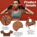 6-Piece Breathable Armpit Vests with Sweatproof Pads for Women & Girls | Washable Forearm Weld Protection - Dark Color - Buy Online on GoSupps.com