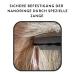 Hair2Heart Nano Ring #8 Dark Blonde - 100 Non-Slip Nano Hair Extensions for Gentle Fastening - Perfect Fit for Fine Hair - Buy Online on GoSupps.com