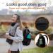 Shop Baby Uma Diaper Bag - Large Capacity Backpack with Diaper Pad & Insulated Bottle Holders | Stylish Black Synthetic Leather for On-the-Go Parents - Buy Online on GoSupps.com
